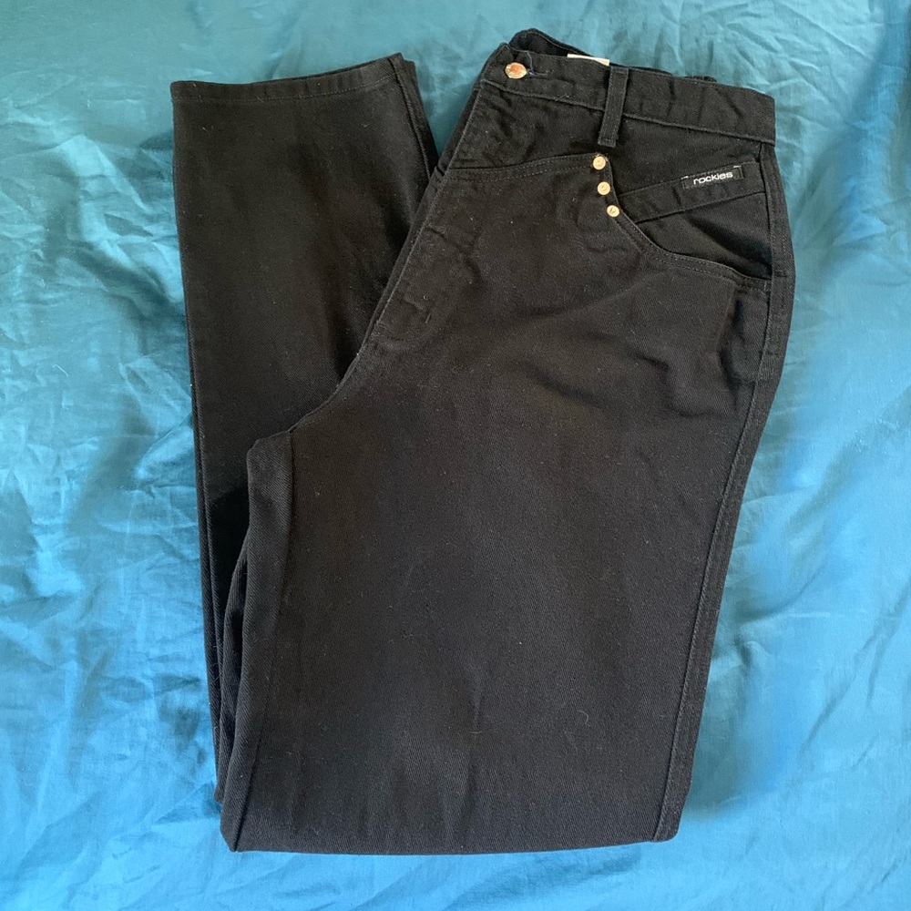 Rockies Jeans high rise straight leg in black